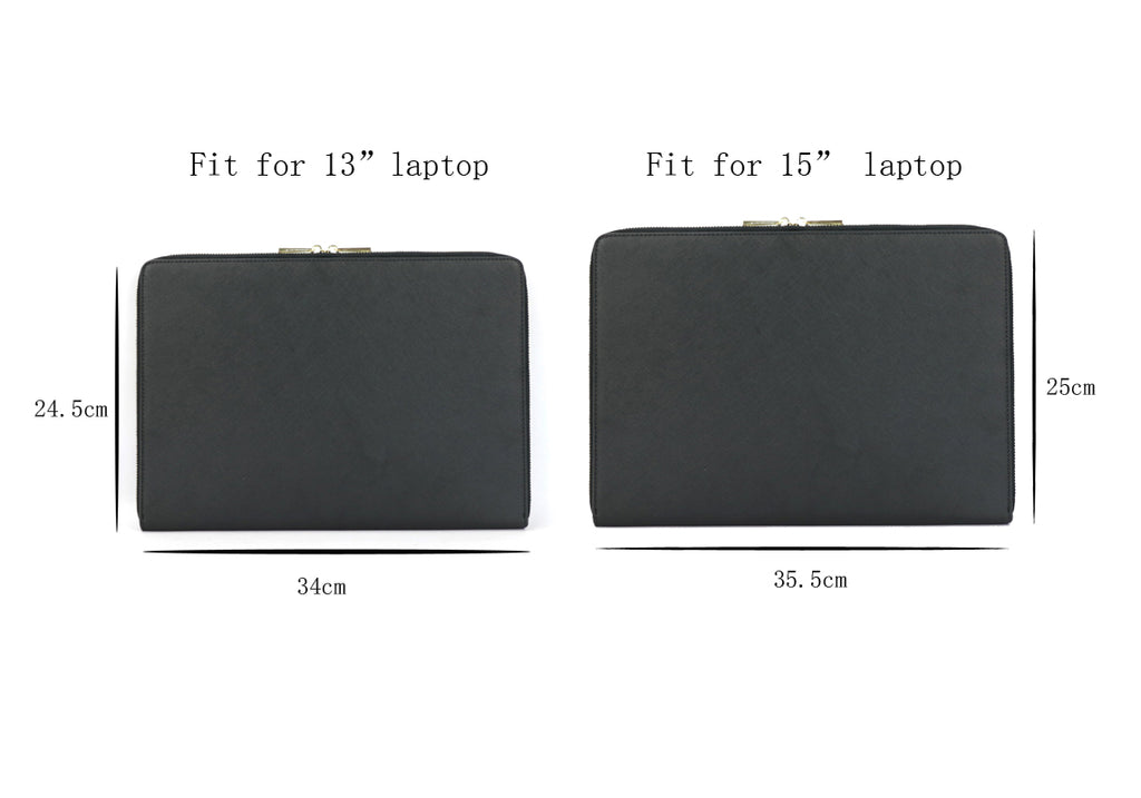 Crocodile Printed Leather Laptop Case