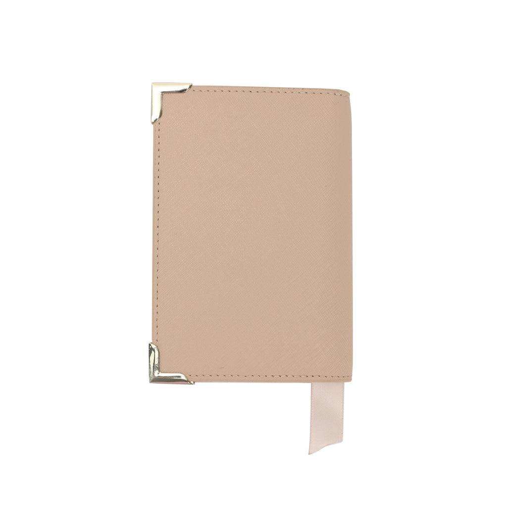 Metal-feet Leather Passport Cover