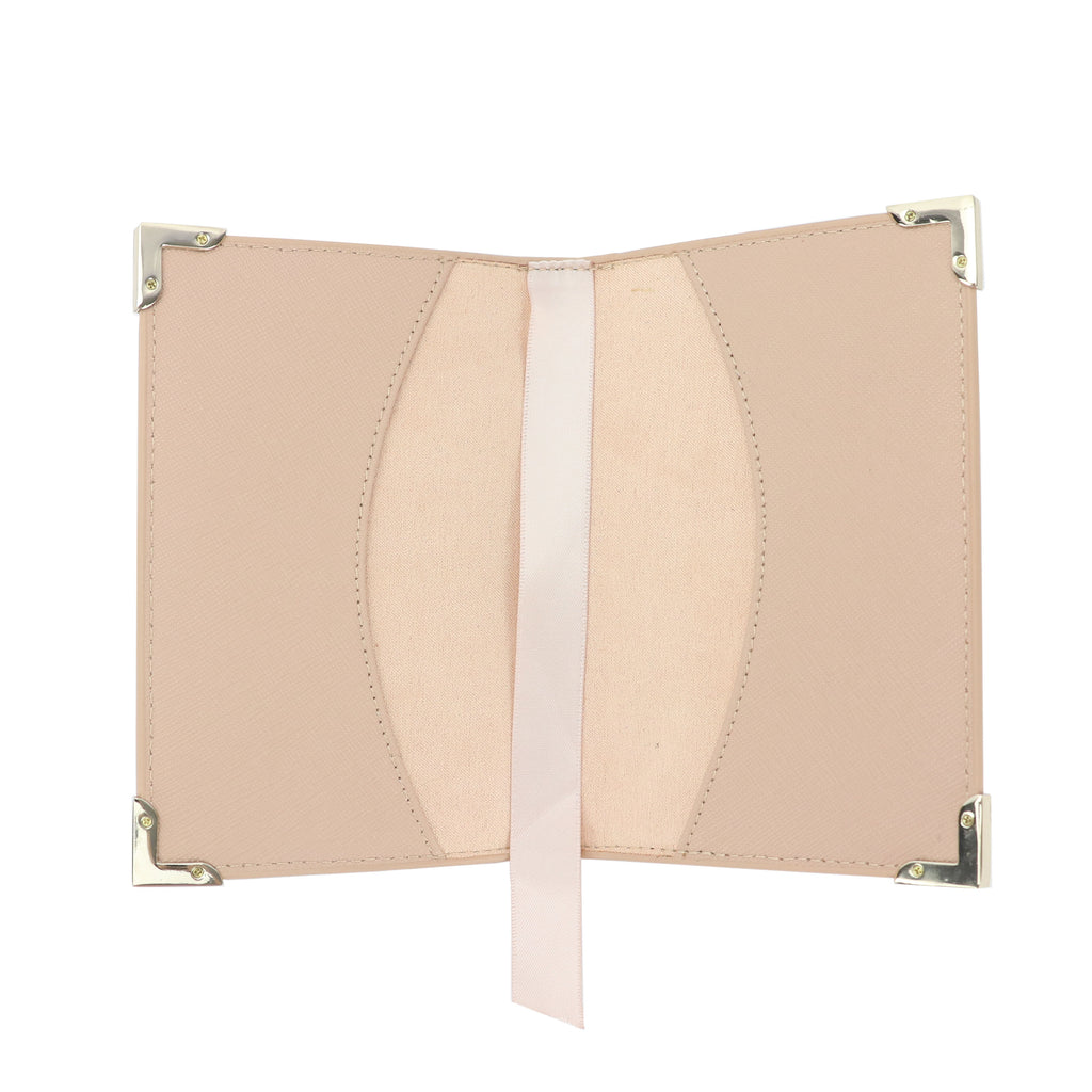 Metal-feet Leather Passport Cover