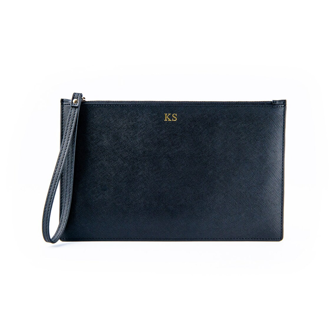 Leather Wristlet Clutch