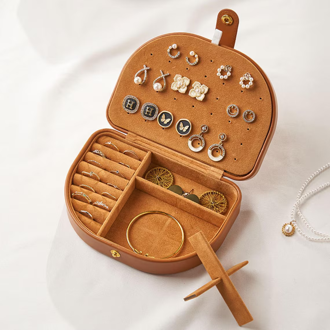 Personalized Leather Jewelry Box