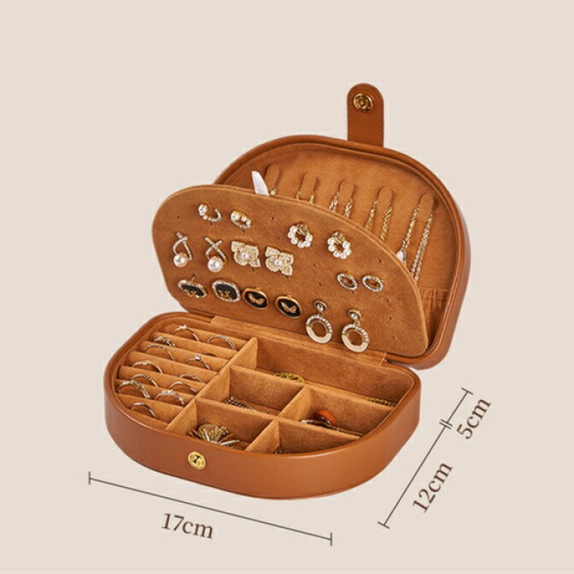 Personalized Leather Jewelry Box