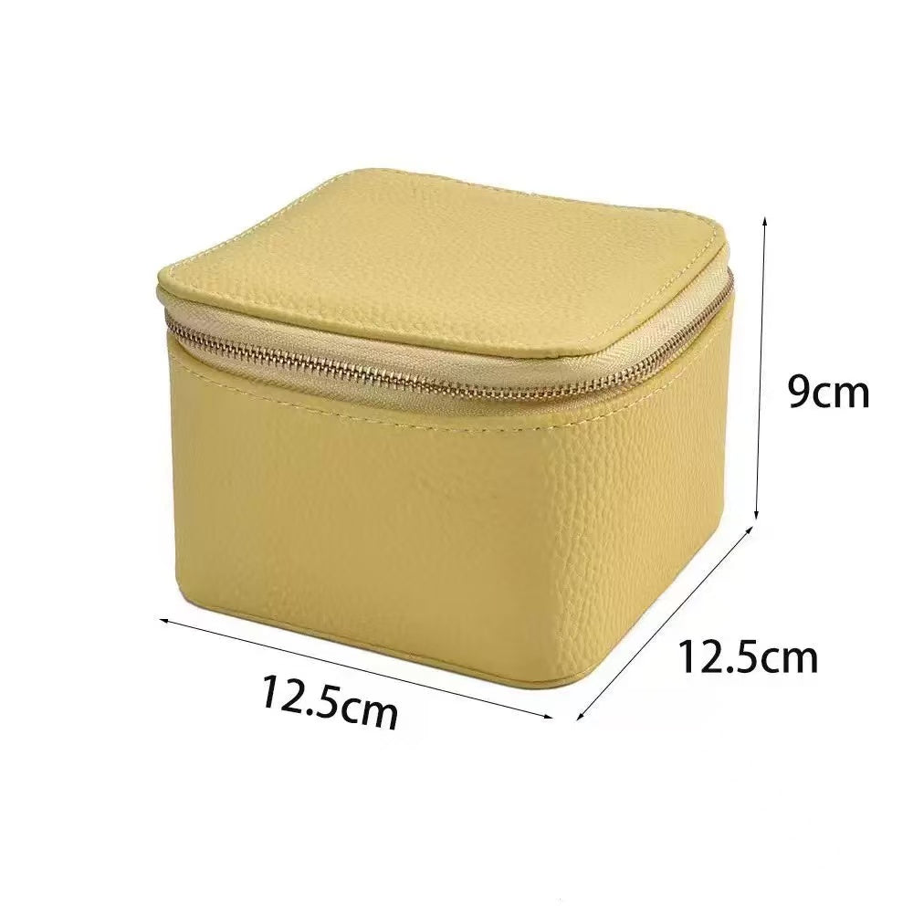 Small Jewelry Organizer with 6 Velvet Pouches