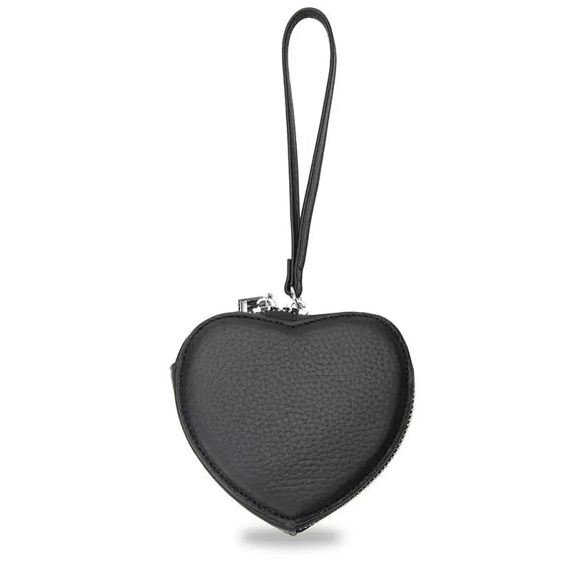 Heart Shaped Wristlet Coin Purse