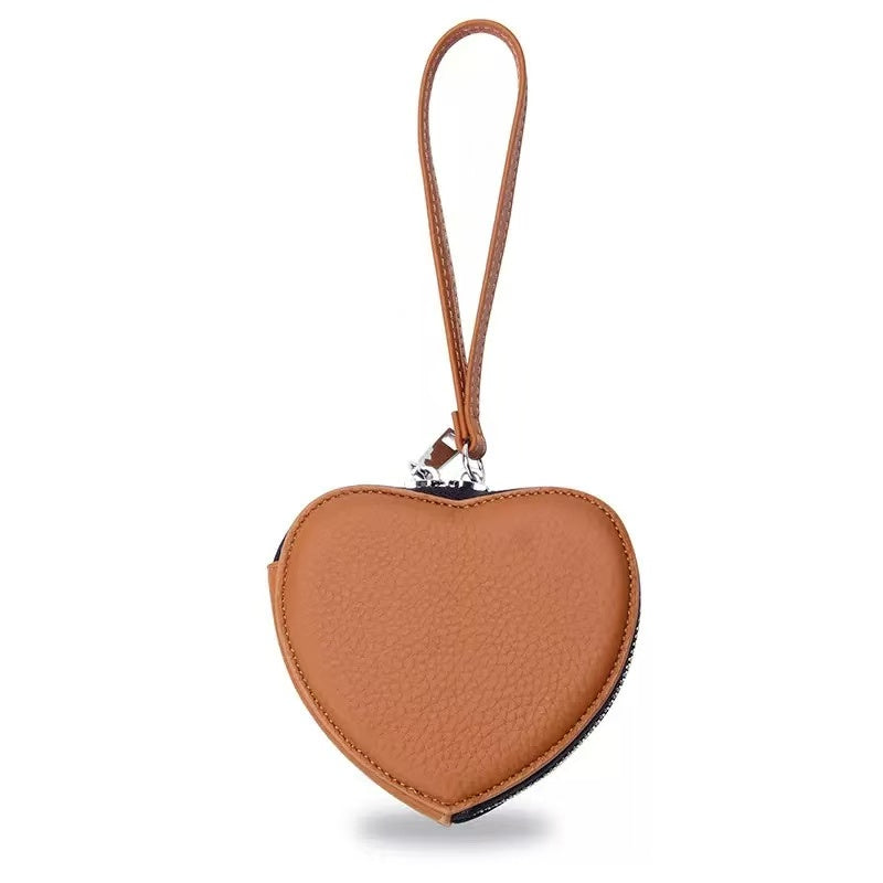Heart Shaped Wristlet Coin Purse