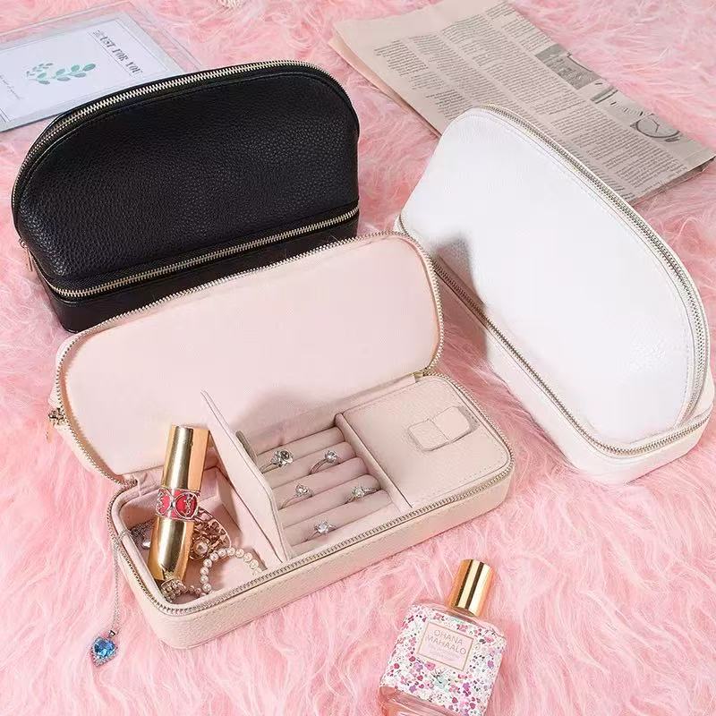 MB010 Double Layer Jewelry & Makeup Bag