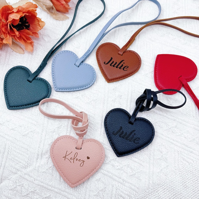 BC001 Heart Shaped Bag Charm