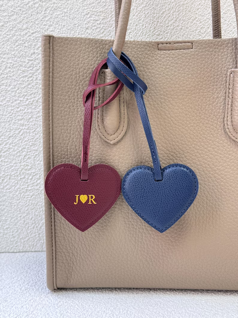 BC001 Heart Shaped Bag Charm