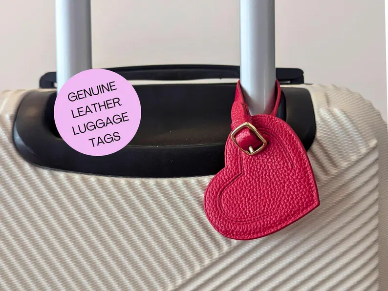 LB005 Heart Shaped Luggage Tag