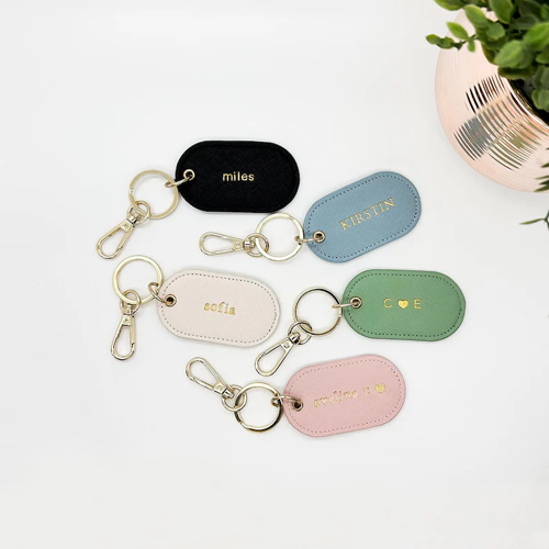 KR009 Oval Keychain