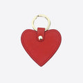Leather Heart Keyring