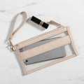 Personalized Clear Wristlet Clutch