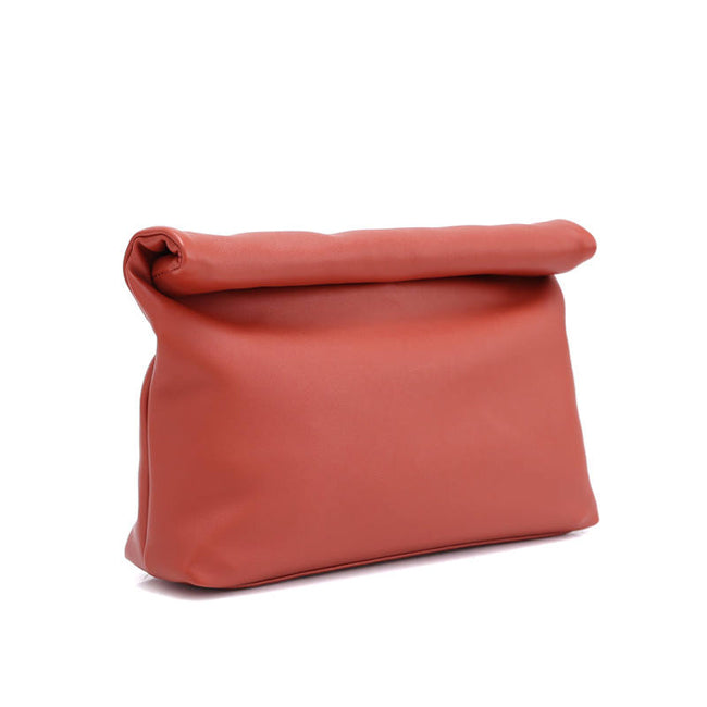 PB012 Oversized Roll-Top Clutch