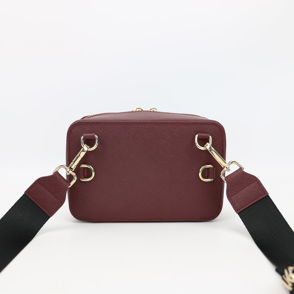Saffiano Leather Crossbody Bag