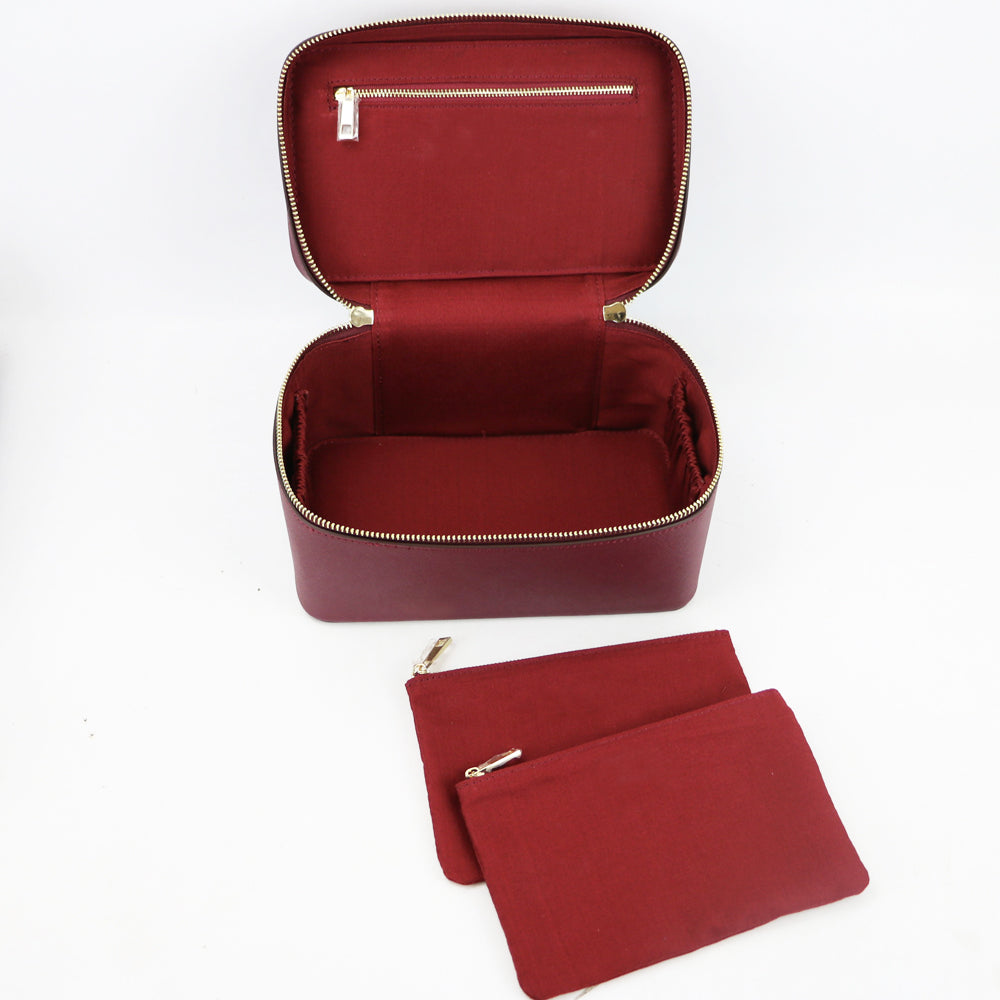 Portable Cosmetic Case with Handle