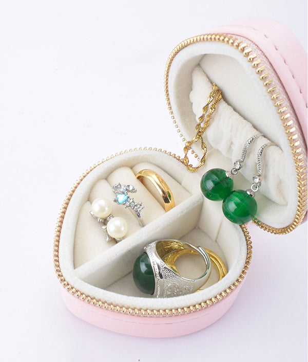JB023 Hear Shaped Jewelry Case