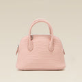 HB015 Croc-Embossed Leather Handbag