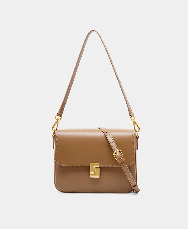 SB015 Leather Box Bag