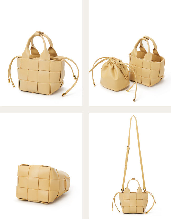 SB018 Woven Bucket Bag