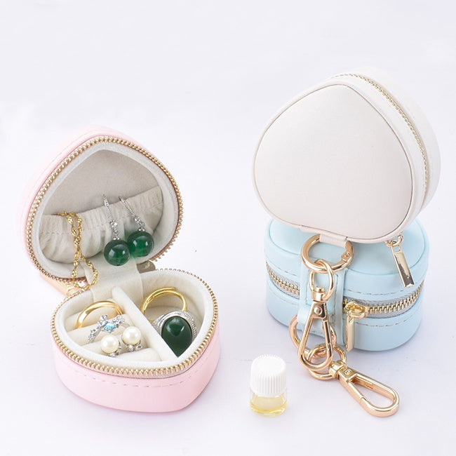 JB023 Hear Shaped Jewelry Case