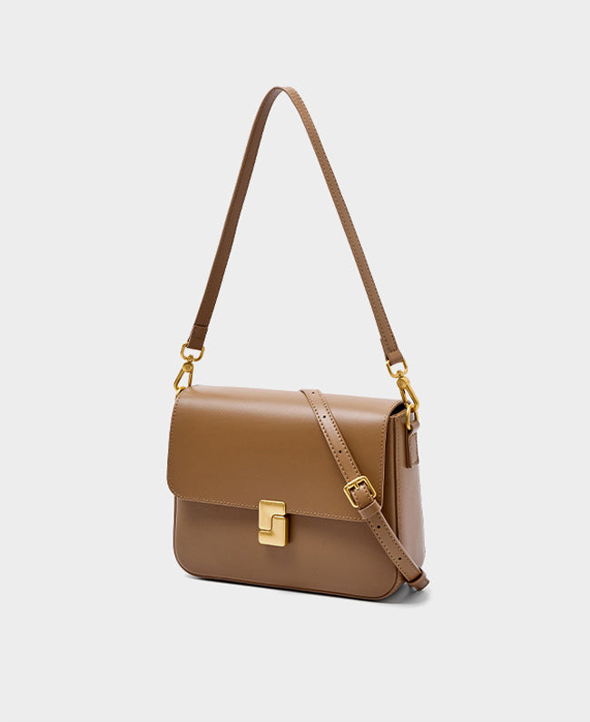 SB015 Leather Box Bag