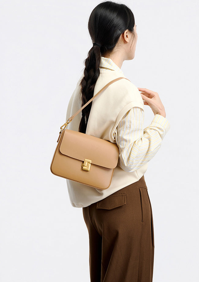 SB015 Leather Box Bag