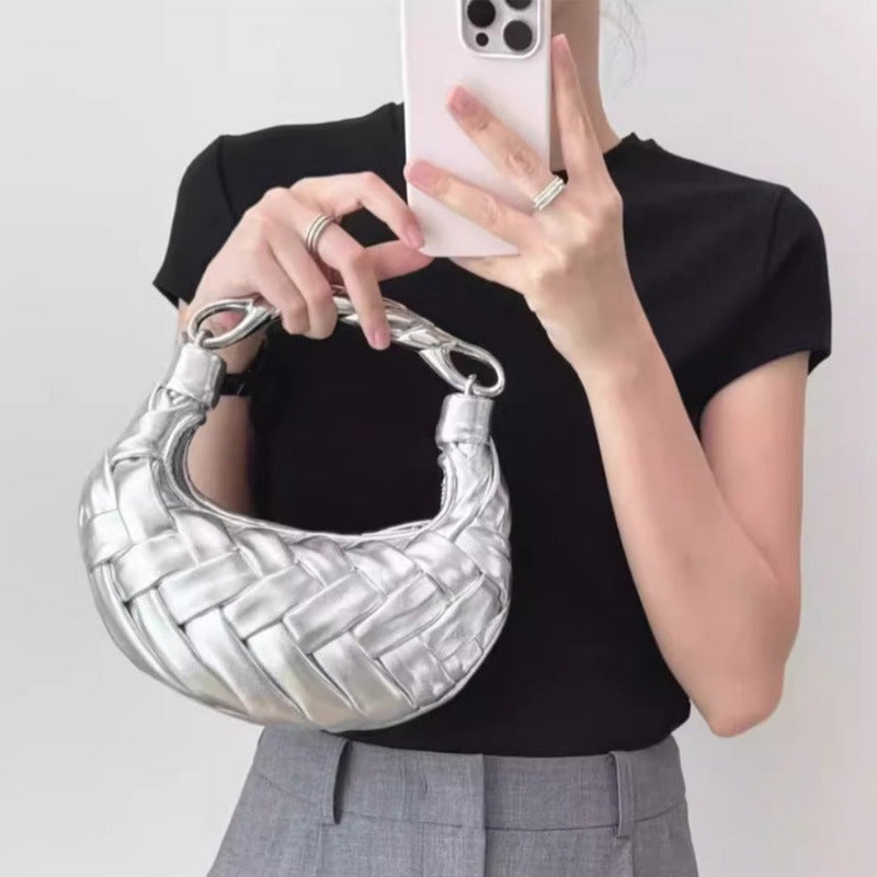 HB022 Woven Hobo Bag
