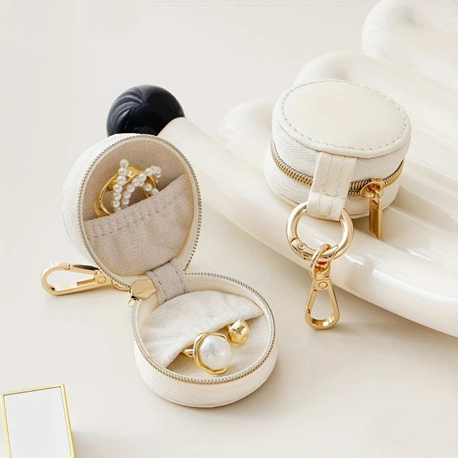 JB021 Mini Circle Jewelry Case