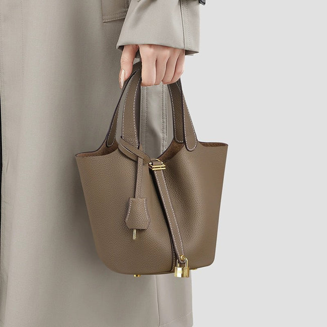 HB012 Leather Bucket Bag