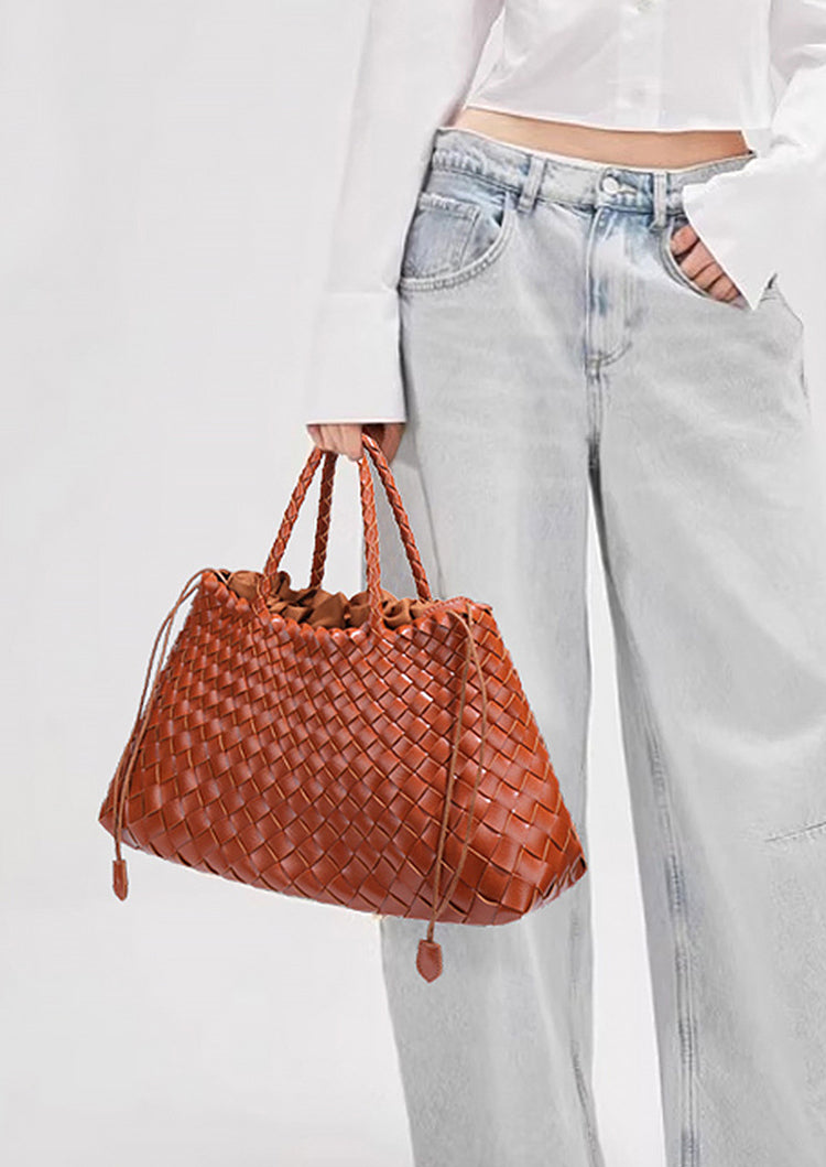 HB024 Woven Tote Handbag
