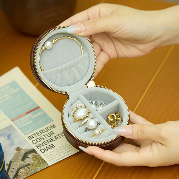 JB020 Round Jewelry Case