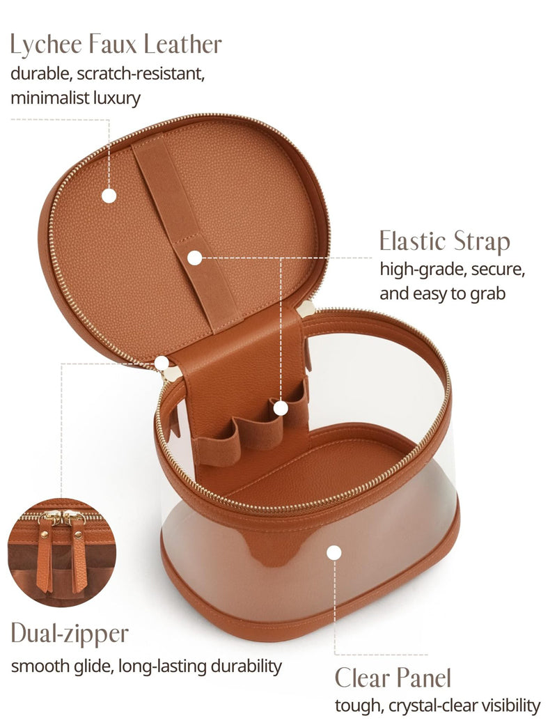 MB018 Transparent Vanity Case