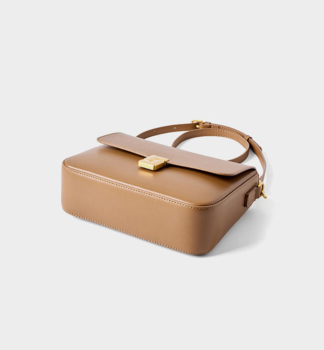SB015 Leather Box Bag