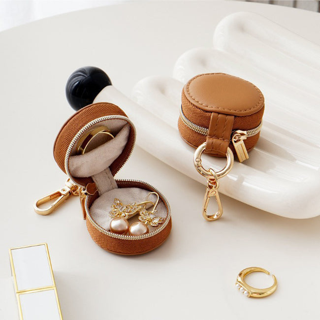 JB021 Mini Circle Jewelry Case