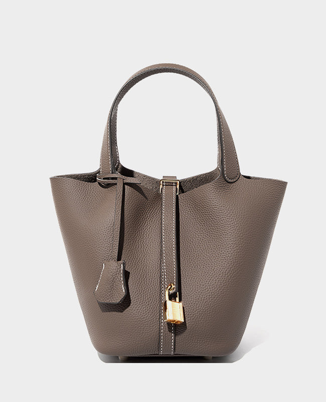 HB012 Leather Bucket Bag