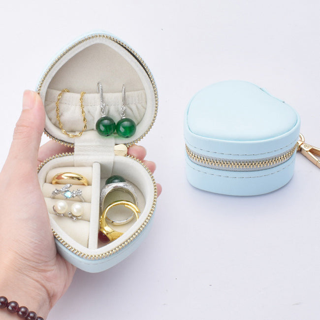 JB023 Hear Shaped Jewelry Case