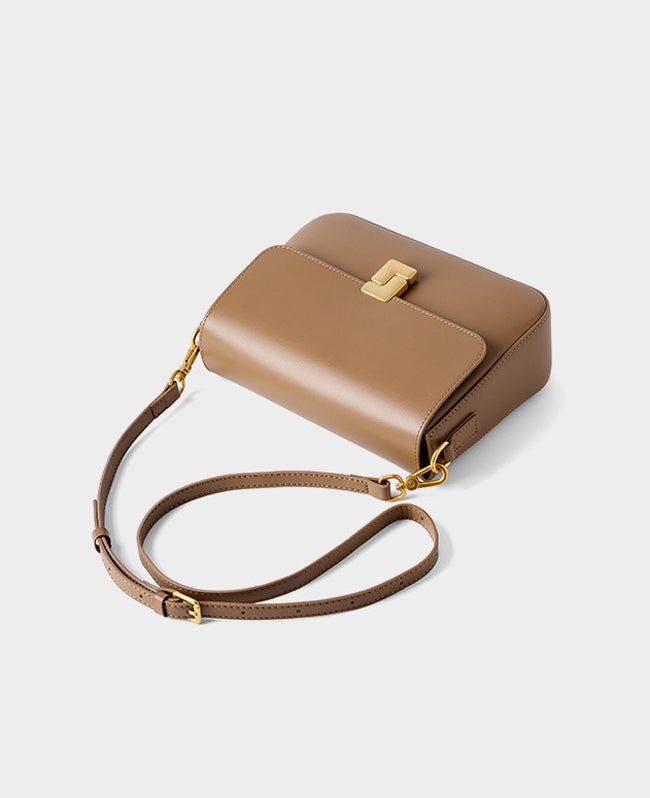 SB015 Leather Box Bag