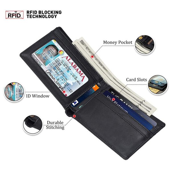 WB013 Mens RFID Card Wallet