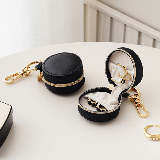 JB021 Mini Circle Jewelry Case