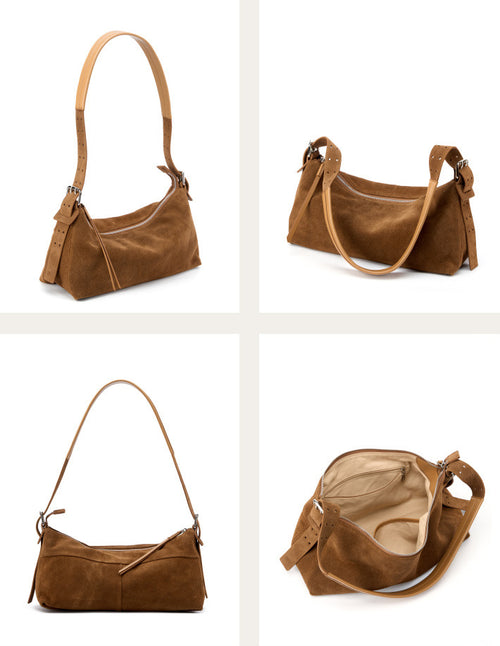 HB008 Suede Shoulder Bag