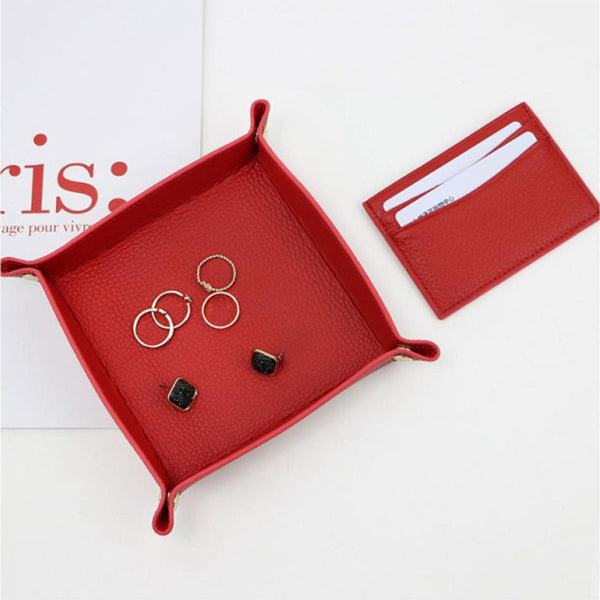TP003 Leather Valet Tray