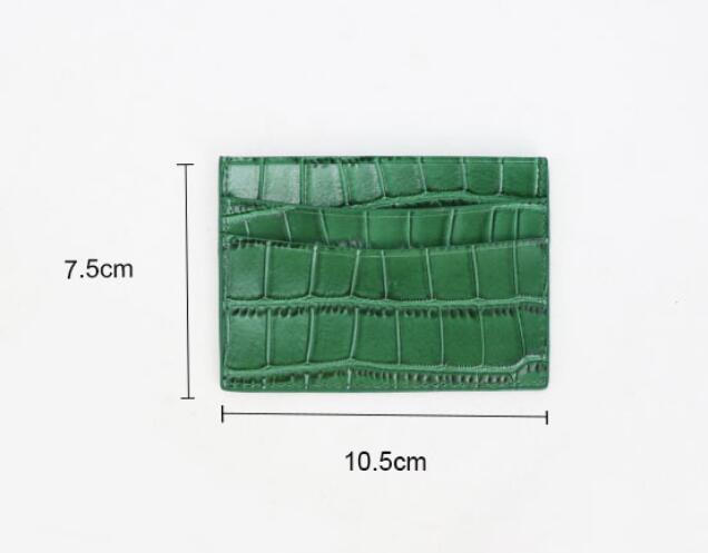 Crocodile Leather Card Case