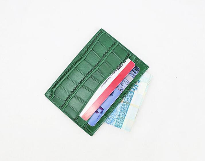 Crocodile Leather Card Case