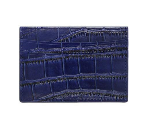 Crocodile Leather Card Case