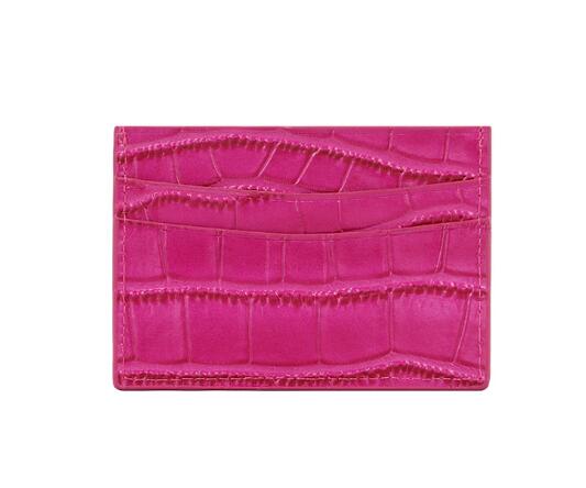 Crocodile Leather Card Case