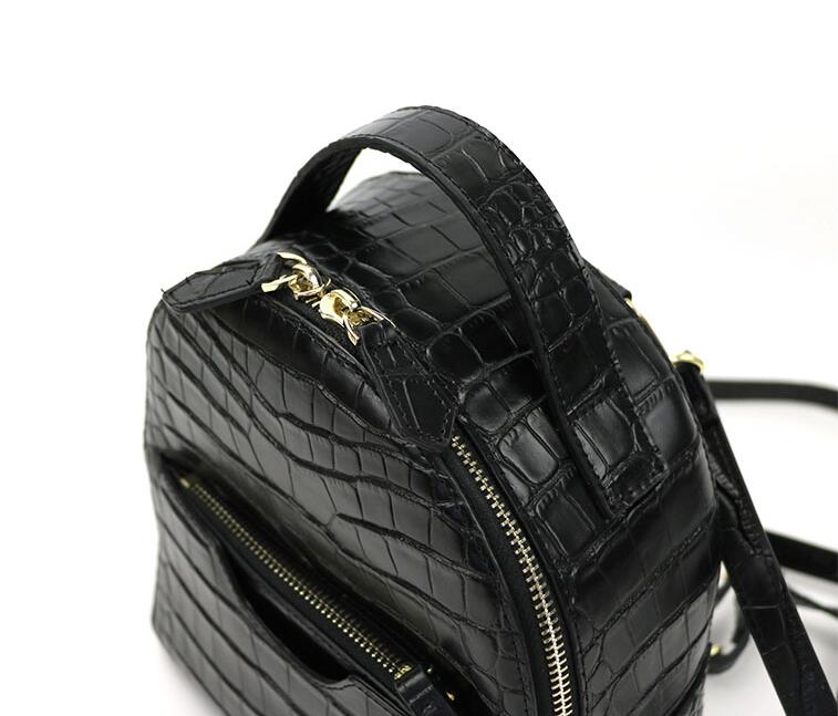 BP001 Croc-embossed Backpack