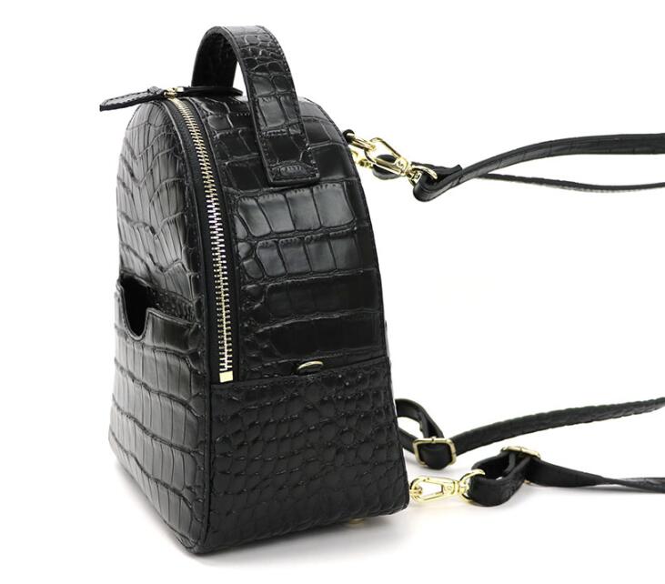 BP001 Croc-embossed Backpack