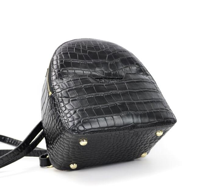 BP001 Croc-embossed Backpack