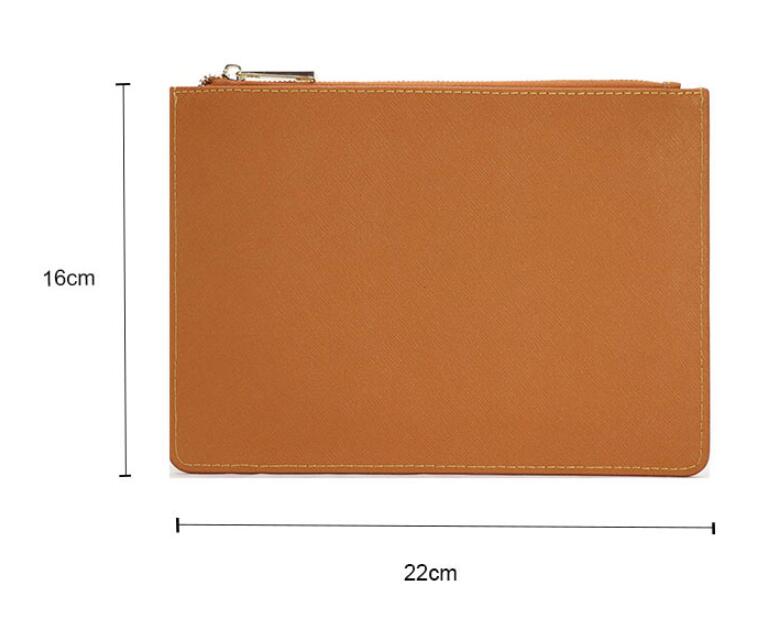 PB003 Saffiano Leather Pouch