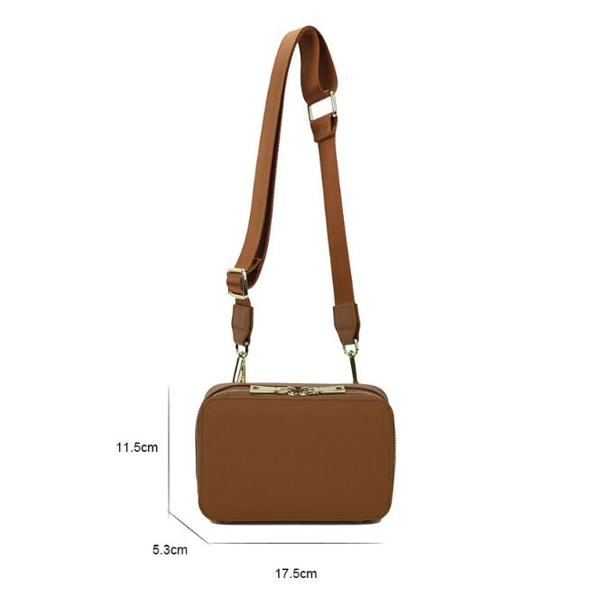 Saffiano Leather Crossbody Bag